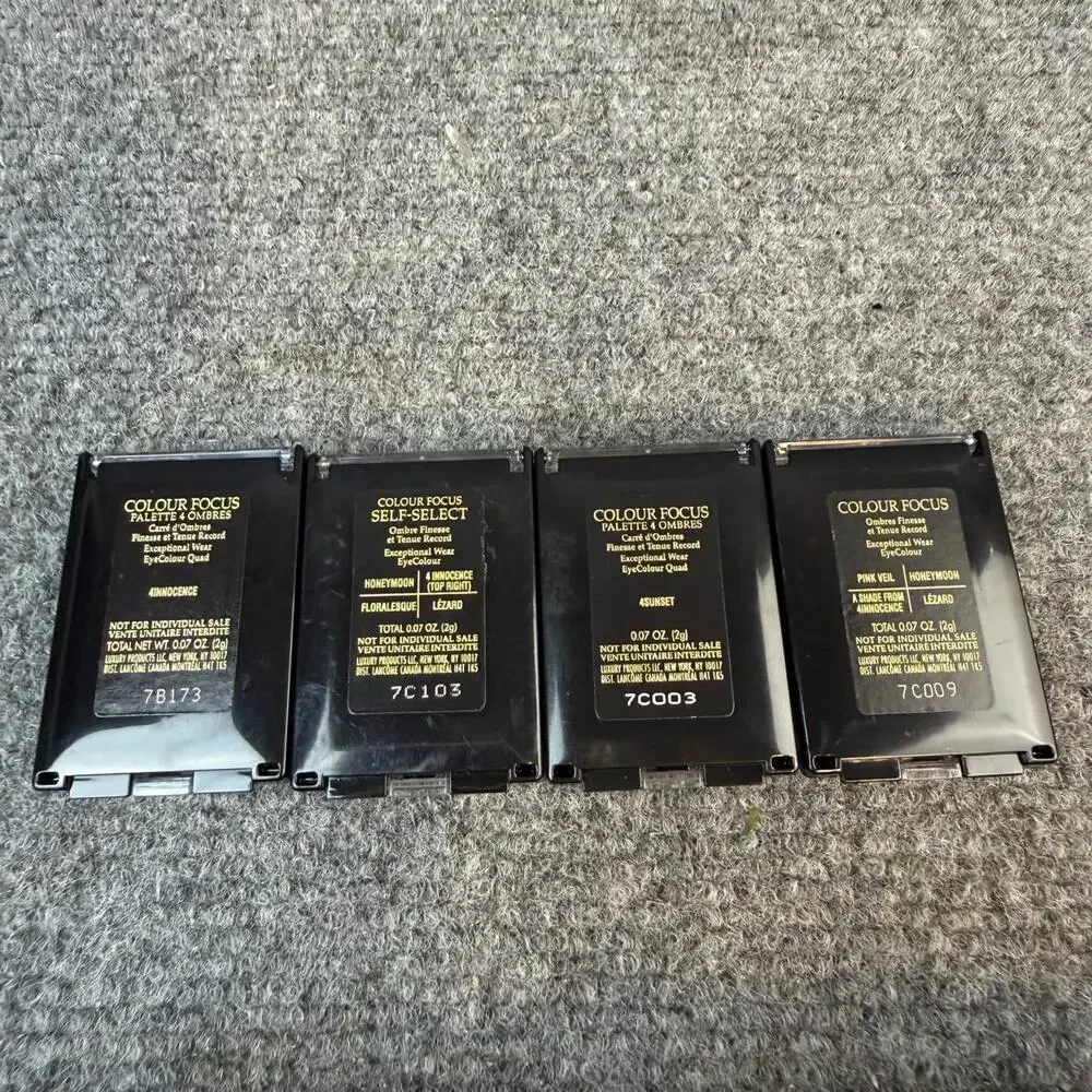 Vintage Lancome Colour Focus Eyeshadow Quad Set of 4 Discontinued TRAVEL SIZE
